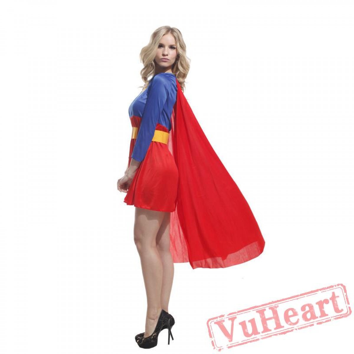 Halloween Cosplay Costume Adult Women Superman Costume 1803