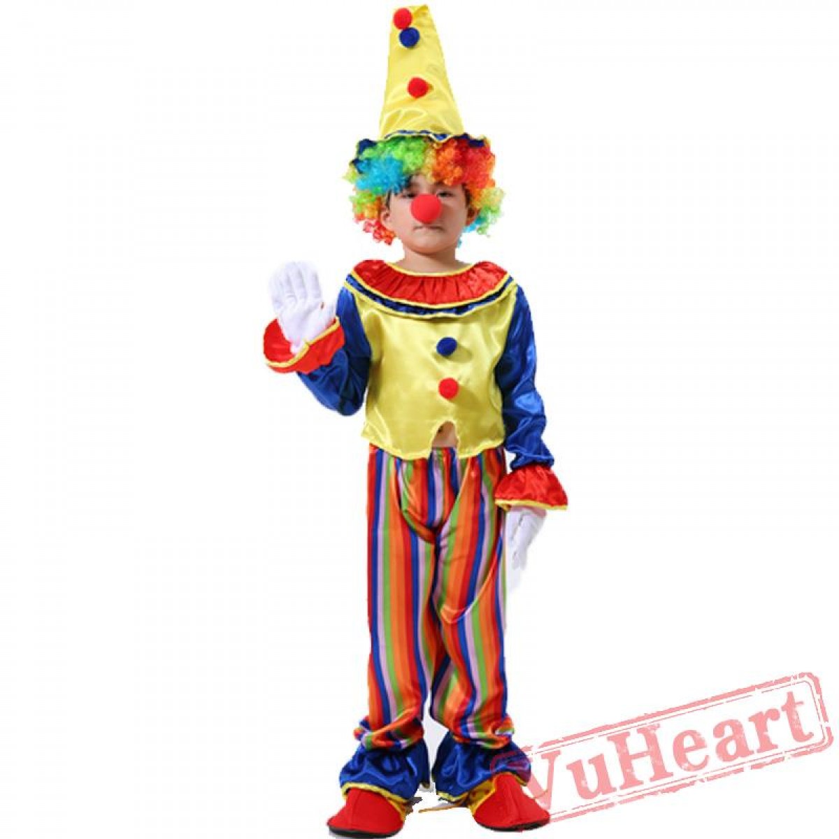 Halloween cosplay costume, men clown costume