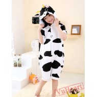 Cartoon Cow Summer Kigurumi Onesies Pajamas Costumes for Boys & Girls