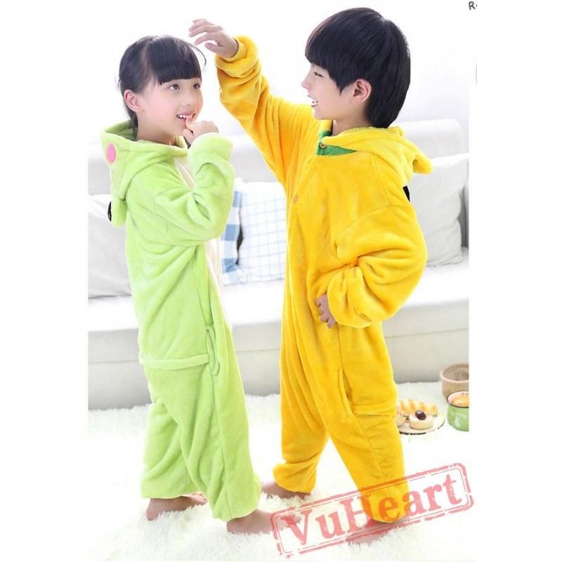 Boys & Girls Pluto Dog Warm Kigurumi Onesies Pajamas Costumes