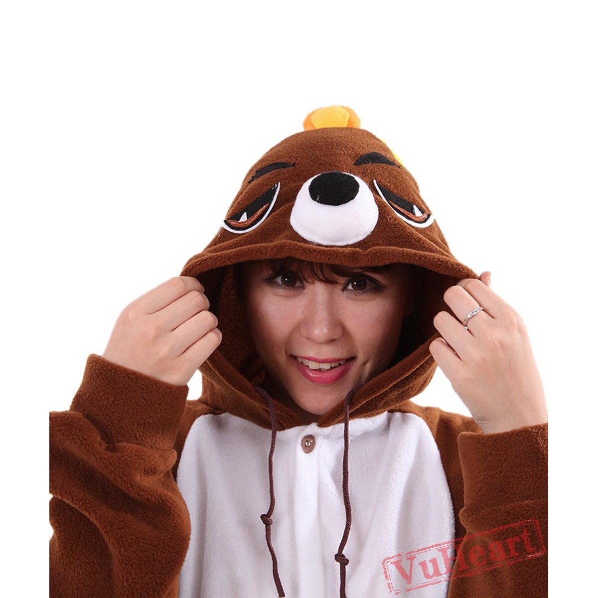 Women & Men Brown The Mole Kigurumi Onesies Pajamas Costumes