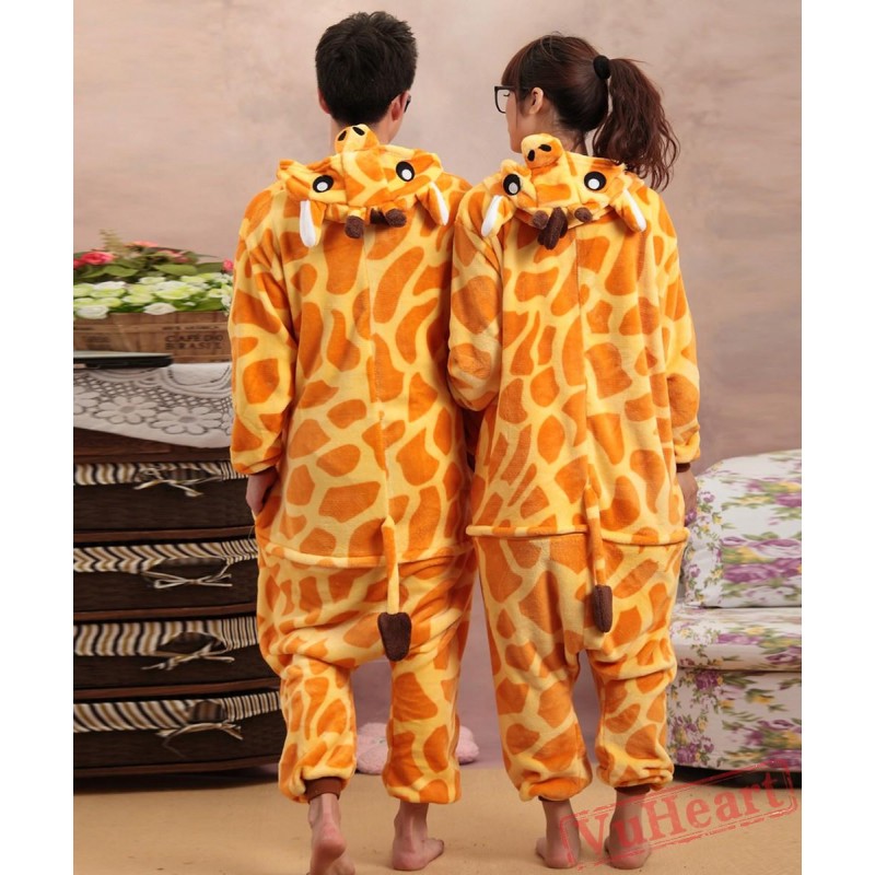 Women & Men Giraffe Cosplay Kigurumi Onesies Pajamas Costumes