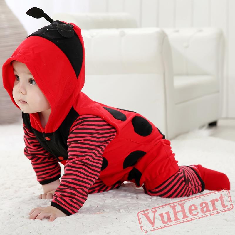 ladybug onesie baby