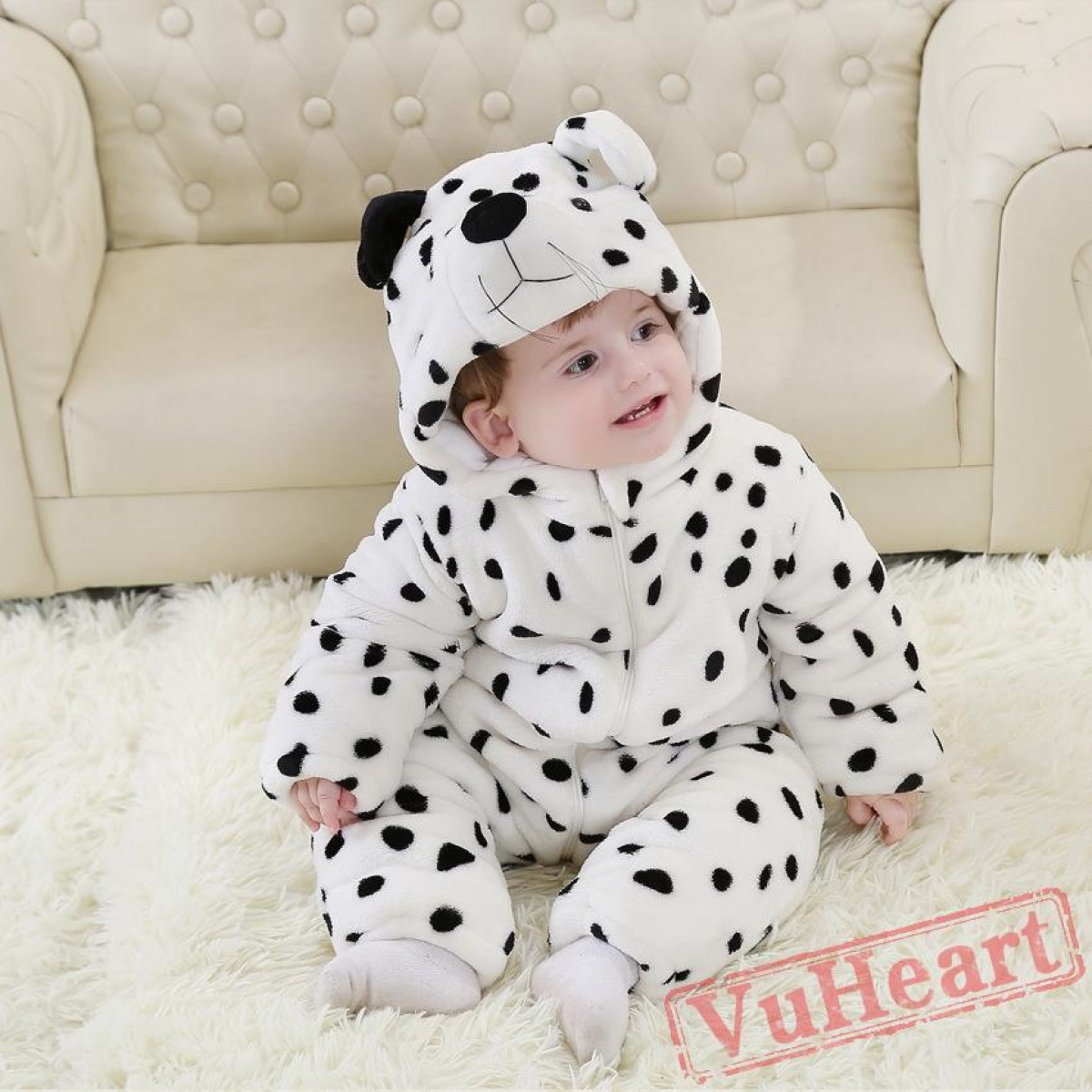 Winter Onesies - Baby Snow Leopard Onesie Costume - Kigurumi Onesies